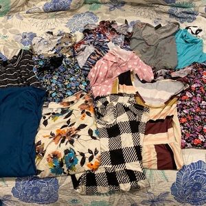 14 Agnes & Dora Tops M-XL Tanks, Shirts & Long Sleeve